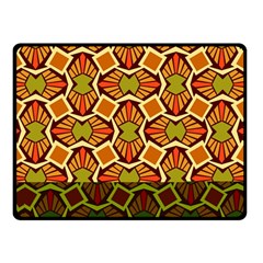 Geometry Shape Retro Trendy Symbol Double Sided Fleece Blanket (small)  by Amaryn4rt