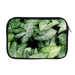 Green Leaves Nature Pattern Plant Apple Macbook Pro 17  Zipper Case