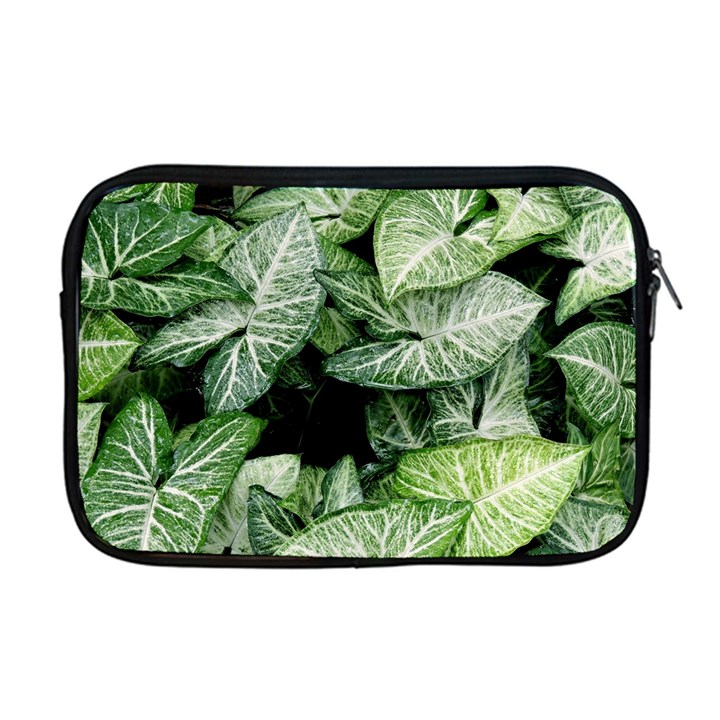 Green Leaves Nature Pattern Plant Apple MacBook Pro 17  Zipper Case