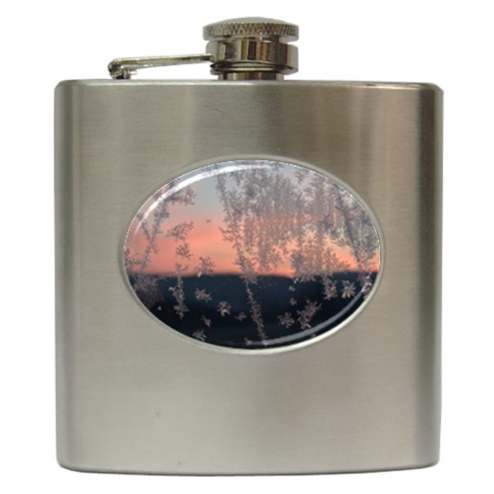 Hardest Frost Winter Cold Frozen Hip Flask (6 oz)