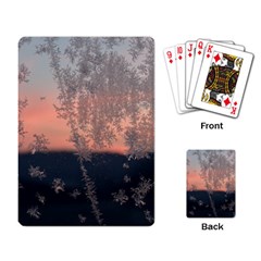 Hardest Frost Winter Cold Frozen Playing Card by Amaryn4rt