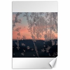 Hardest Frost Winter Cold Frozen Canvas 24  X 36  by Amaryn4rt