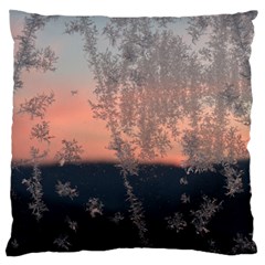 Hardest Frost Winter Cold Frozen Standard Flano Cushion Case (one Side) by Amaryn4rt