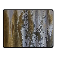 Grunge Rust Old Wall Metal Texture Fleece Blanket (small) by Amaryn4rt