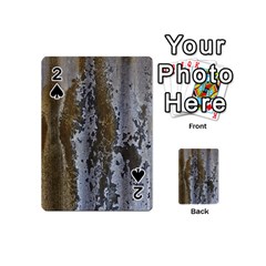 Grunge Rust Old Wall Metal Texture Playing Cards 54 (mini)  by Amaryn4rt