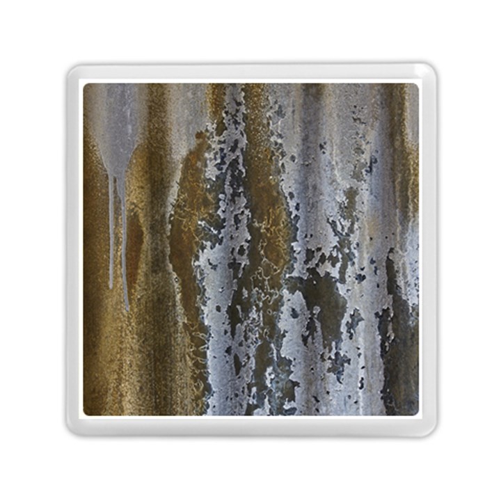 Grunge Rust Old Wall Metal Texture Memory Card Reader (Square) 