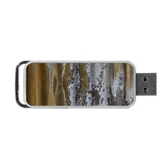 Grunge Rust Old Wall Metal Texture Portable Usb Flash (two Sides) by Amaryn4rt