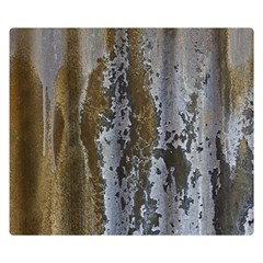 Grunge Rust Old Wall Metal Texture Double Sided Flano Blanket (small)  by Amaryn4rt