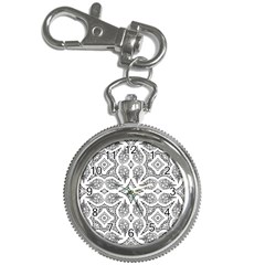 Mandala Line Art Black And White Key Chain Watches by Amaryn4rt