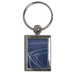 Light Movement Pattern Abstract Key Chains (rectangle) 