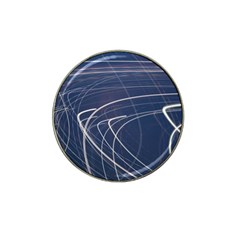 Light Movement Pattern Abstract Hat Clip Ball Marker by Amaryn4rt