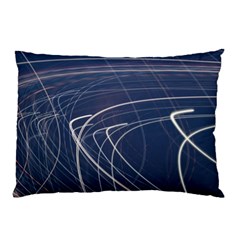 Light Movement Pattern Abstract Pillow Case by Amaryn4rt