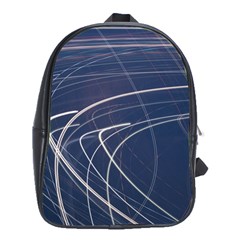 Light Movement Pattern Abstract School Bags (xl)  by Amaryn4rt