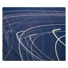 Light Movement Pattern Abstract Double Sided Flano Blanket (small) 