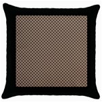 Pattern Background Diamonds Plaid Throw Pillow Case (Black) Front