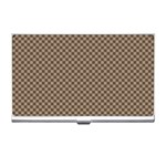 Pattern Background Diamonds Plaid Business Card Holders Front