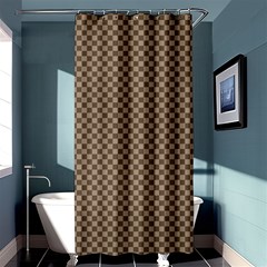 Pattern Background Diamonds Plaid Shower Curtain 36  X 72  (stall)  by Amaryn4rt