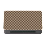 Pattern Background Diamonds Plaid Memory Card Reader with CF Front