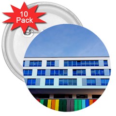 Office Building 3  Buttons (10 Pack) 