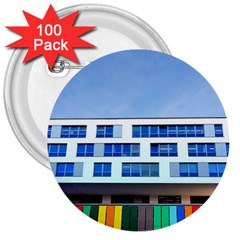 Office Building 3  Buttons (100 Pack) 