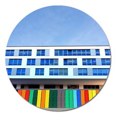 Office Building Magnet 5  (round)