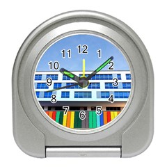 Office Building Travel Alarm Clocks