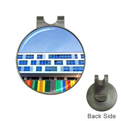 Office Building Hat Clips With Golf Markers by Amaryn4rt