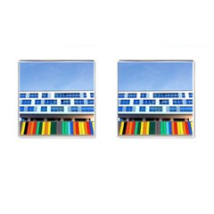 Office Building Cufflinks (square) by Amaryn4rt