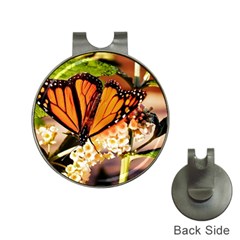 Monarch Butterfly Nature Orange Hat Clips With Golf Markers by Amaryn4rt