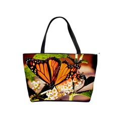 Monarch Butterfly Nature Orange Shoulder Handbags by Amaryn4rt