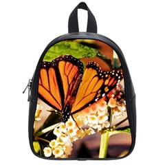 Monarch Butterfly Nature Orange School Bags (small)  by Amaryn4rt