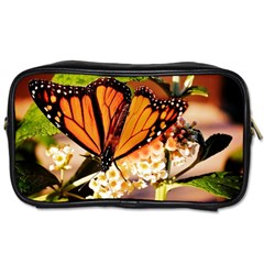 Monarch Butterfly Nature Orange Toiletries Bags 2-side by Amaryn4rt