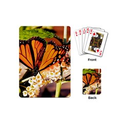 Monarch Butterfly Nature Orange Playing Cards (mini)  by Amaryn4rt