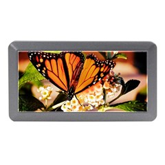 Monarch Butterfly Nature Orange Memory Card Reader (mini) by Amaryn4rt