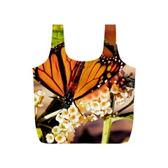 Monarch Butterfly Nature Orange Full Print Recycle Bags (s)  by Amaryn4rt