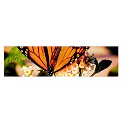 Monarch Butterfly Nature Orange Satin Scarf (oblong)