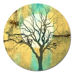 A Glowing Night Magnet 5  (round) by digitaldivadesigns