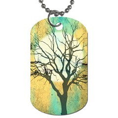 A Glowing Night Dog Tag (one Side) by digitaldivadesigns