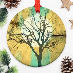 A Glowing Night Round Ornament (two Sides) by digitaldivadesigns