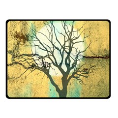 A Glowing Night Double Sided Fleece Blanket (small)  by digitaldivadesigns