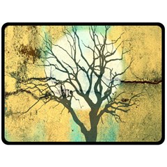 A Glowing Night Double Sided Fleece Blanket (large)  by digitaldivadesigns