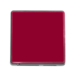 Deep Red Memory Card Reader (square) by Valentinaart