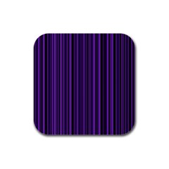 Purple Rubber Square Coaster (4 pack) 