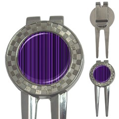 Purple 3-in-1 Golf Divots