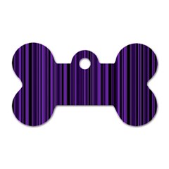 Purple Dog Tag Bone (Two Sides)