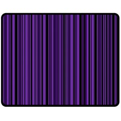 Purple Double Sided Fleece Blanket (Medium) 