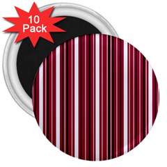 Red Lines 3  Magnets (10 Pack)  by Valentinaart