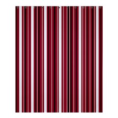 Red Lines Shower Curtain 60  X 72  (medium)  by Valentinaart