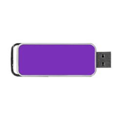 Purple Portable Usb Flash (one Side) by Valentinaart