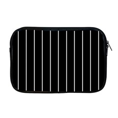 Black And White Lines Apple Macbook Pro 17  Zipper Case